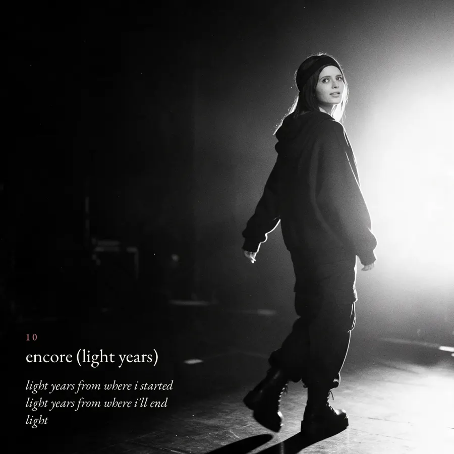 Booklet Seite 10 – encore (light years)